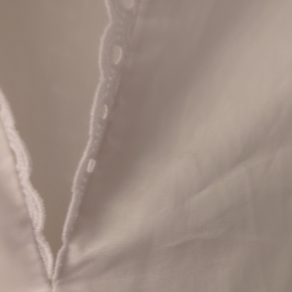 Who What Wear White Puff Sleeve Dress - Picture 4 of 5